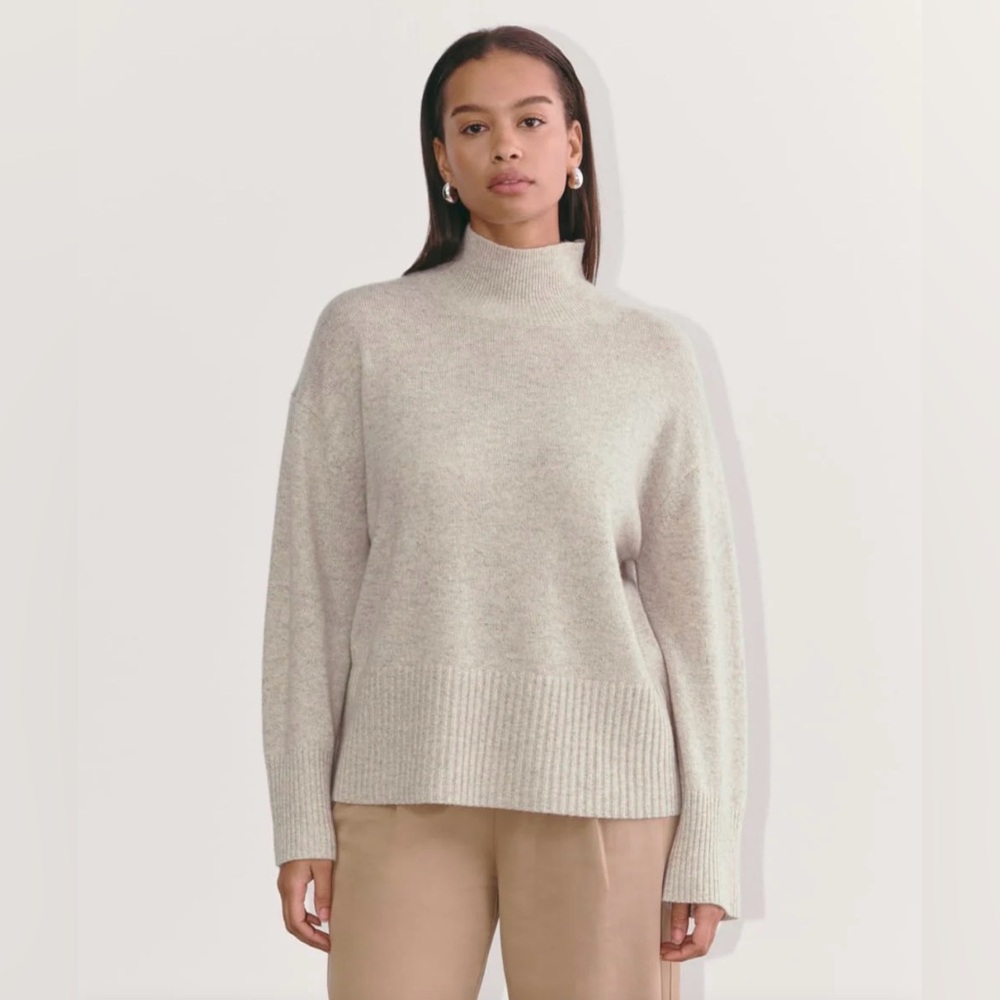 Everlane Cashmere Boxy Turtleneck